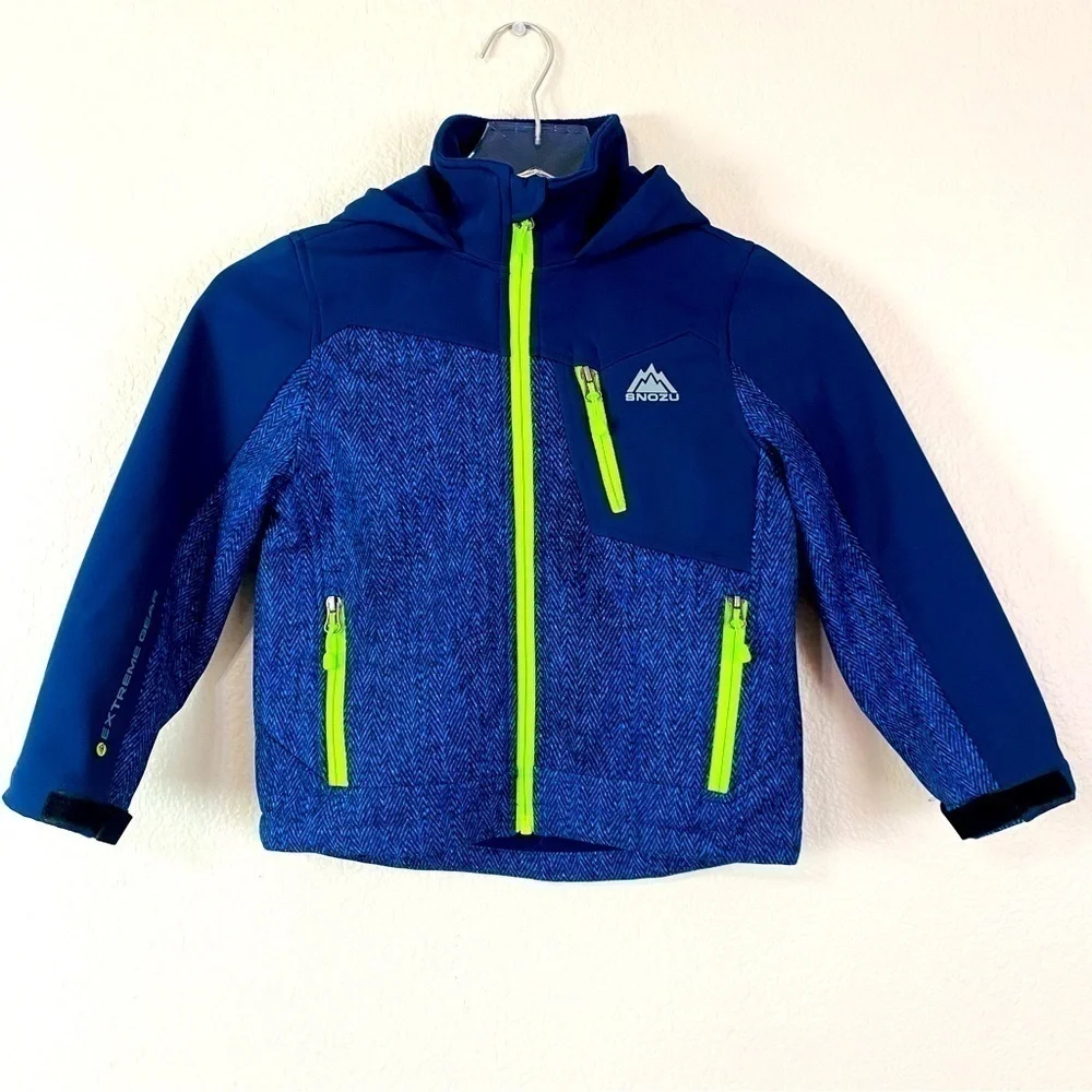 Snozu Navy Full Zip Hooded Jacket Size XS